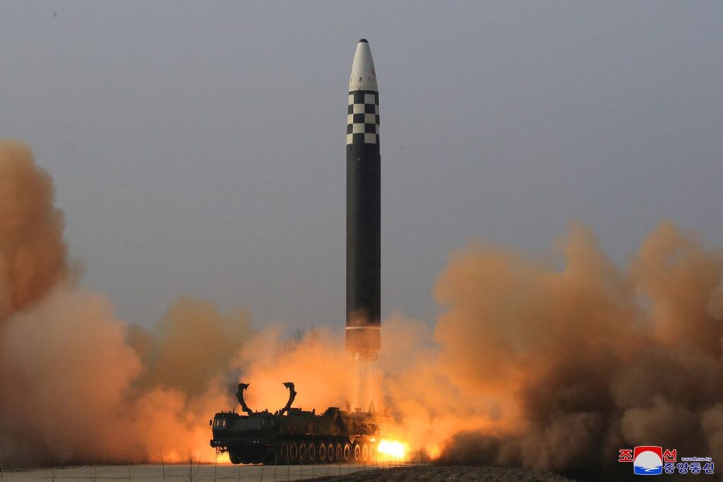 Korea Utara Luncurkan rudal antarbenua. Foto ilustrasi. Dikutip dari Reuters.