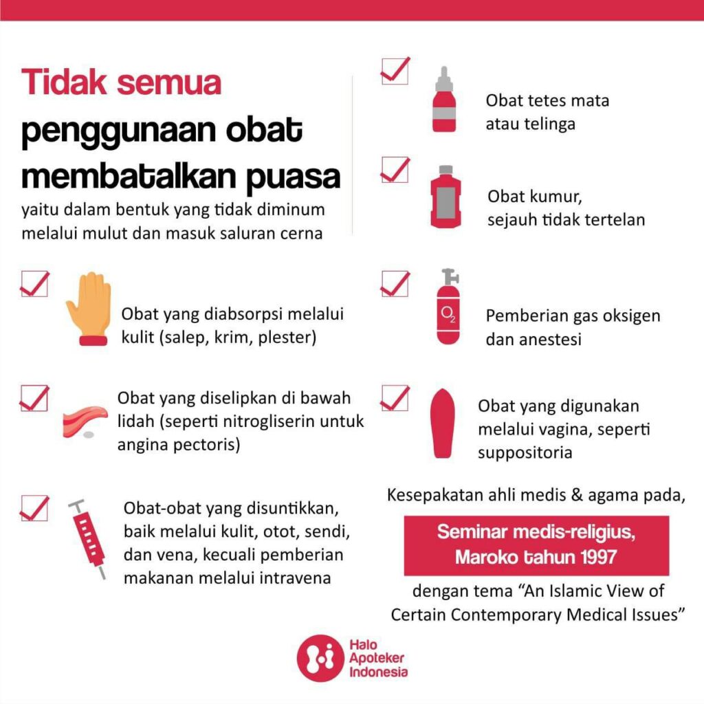 7 Obat Tidak Membatakan puasa