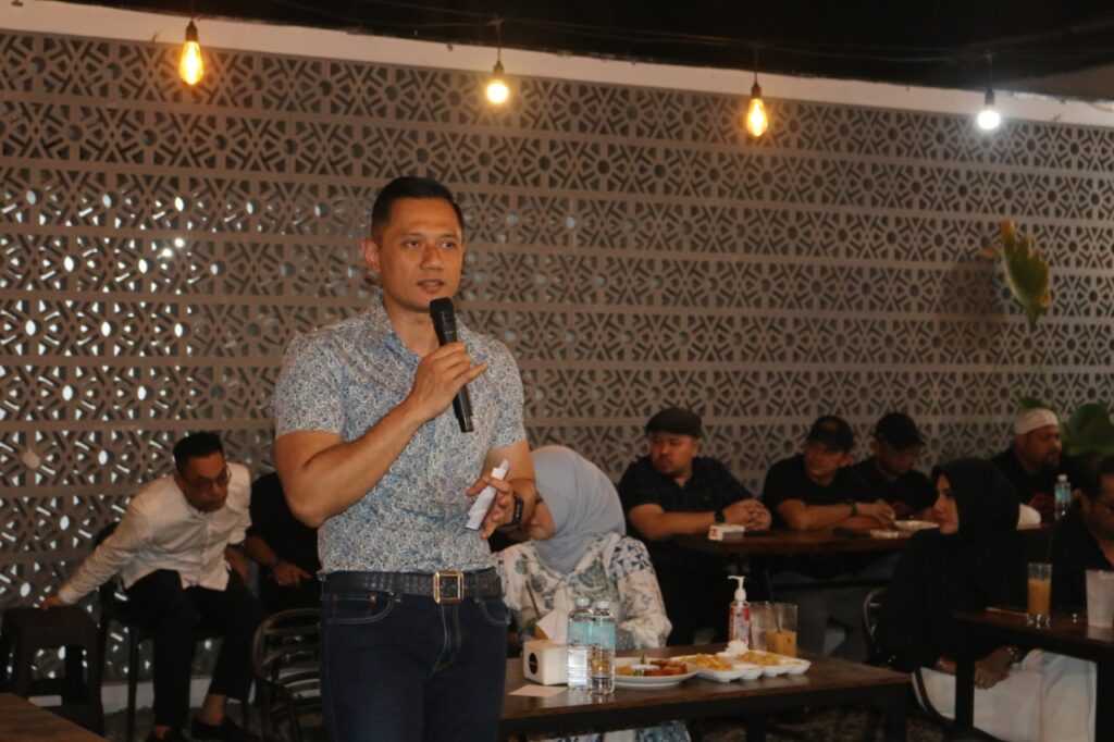 Agus Harimurti Yudhoyono (AHY). Foto: Komparatif.id/Rizki Aulia Ramadhan.