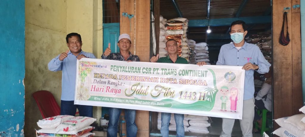 PT Trans Continent menyalurkan CSR untuk warga Kota Sibolga dan Tapanuli Tengah, Sumatera Utara, Kamis (28/4/2022). Foto: Ist.
