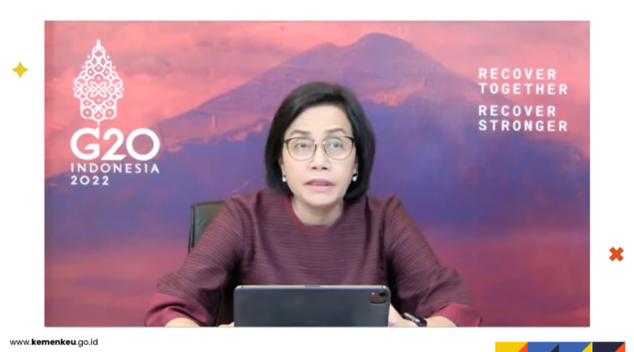 Menkeu Sri Mulyani mengumumkan terbitnya PP THR dan gaji 13 tahun 2022.