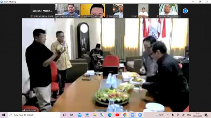 IMG-20220519-WA0030 Pandemi Covid-19 dianggap berakhir oleh SMSI, setelah memperhatikan perubahan kebijakan dari pemerintah.