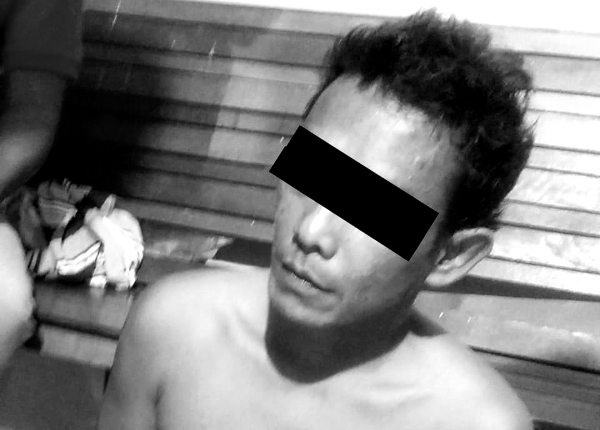 befunky_2022-4-6_14-10-4 MD, terduga pembunuh Saidinur (Apa Let) penjual rujak di Mee Usi. Dia menghabisi korban karena cekcok masalah uang kelapa muda.