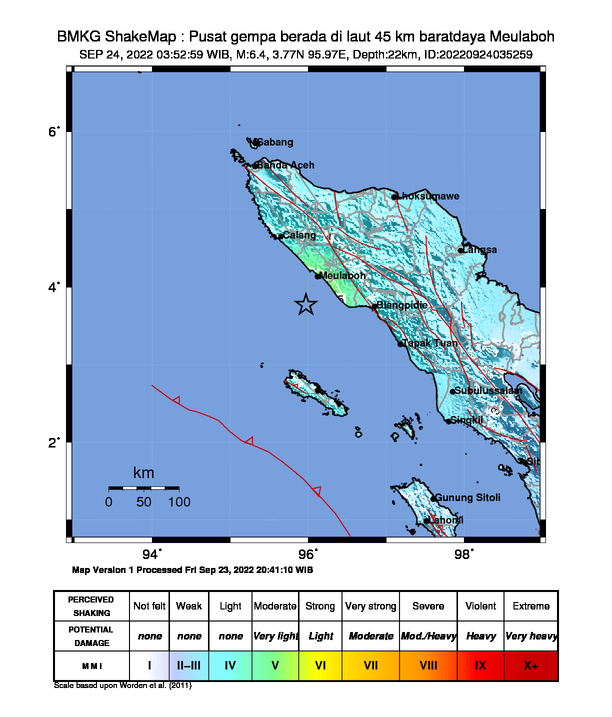 Shake Map Gempa Bumi Shake Map Gempa Bumi