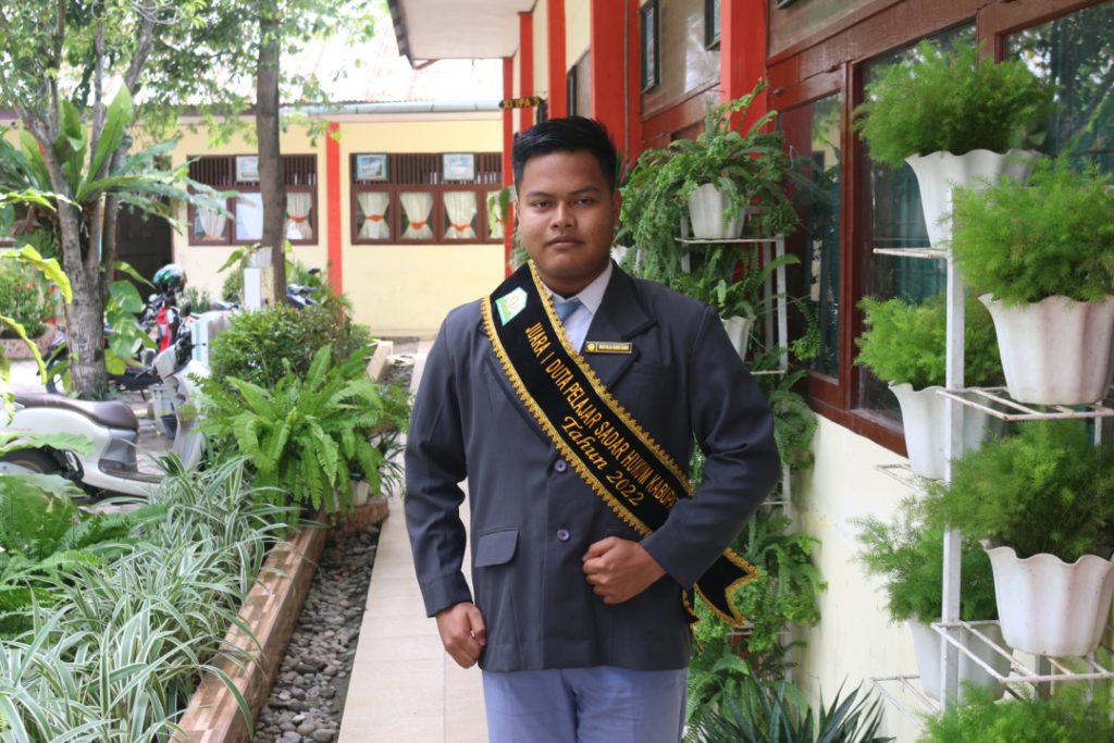 Muhammad Raja Rama Duta Pelajar Sadar Hukum Kabupaten Bireuen. Foto: Komparatif.ID/Fuad Saputra.