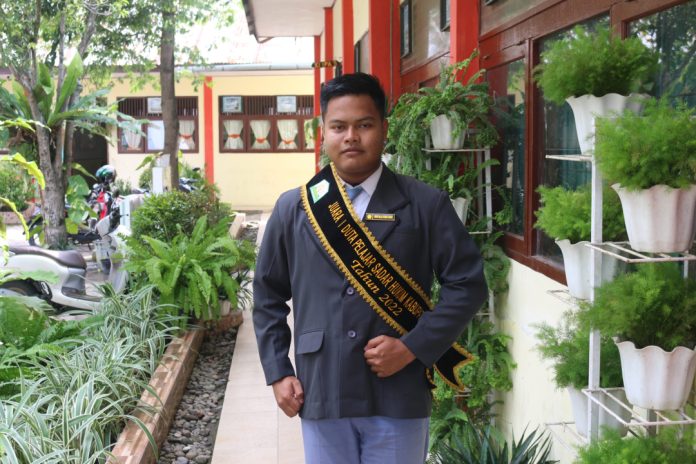 Muhammad Raja Rama Duta Pelajar Sadar Hukum Kabupaten Bireuen. Foto: Komparatif.ID/Fuad Saputra.