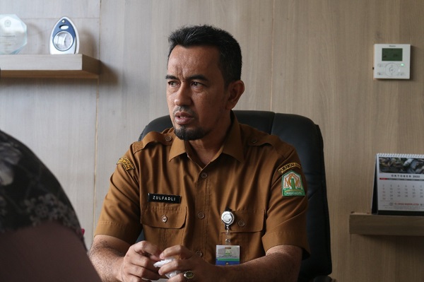 Kepala Bidang Kepustakaan Aceh Zulfadli, S., M.M. Foto: Komparatif.ID