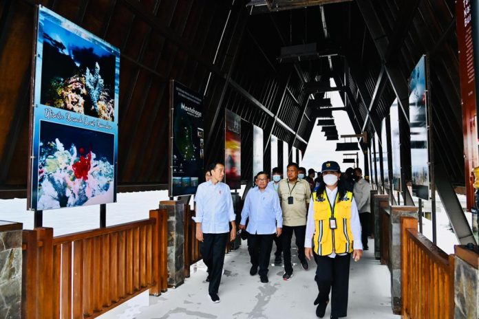 Presiden Jokowi Tinjau Kawasan WIsata Bunaken Pariwisata Bunaken