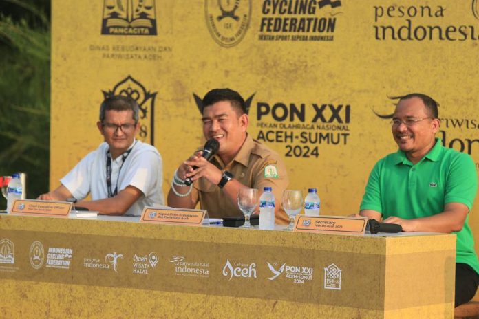 Kadisbudpar Aceh Almuniza Kamal mengatakan Tour de Aceh (TDA) 2023 bakal diselenggarakan pada 11-12 Maret 2023 di Banda Aceh dan Aceh Besar. Foto: Disbudpar.