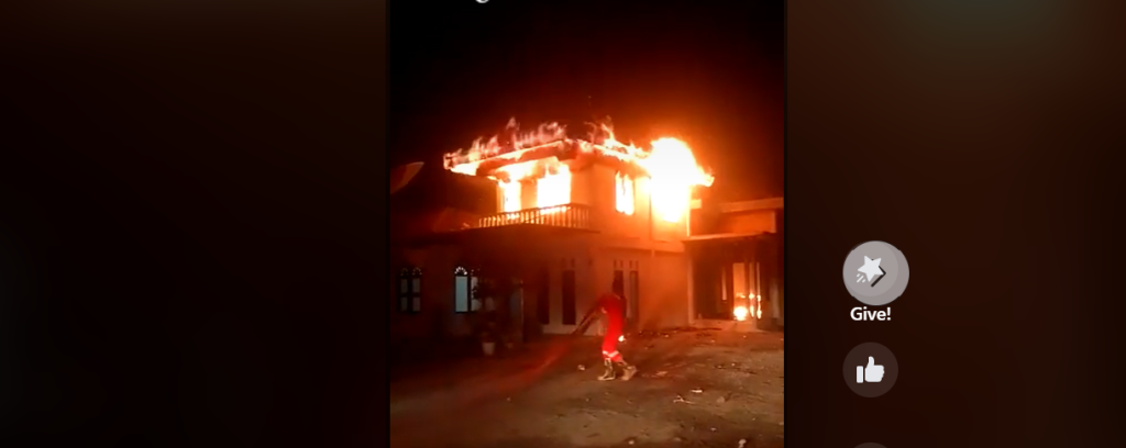 Rumah di Keude Trieng Terbakar