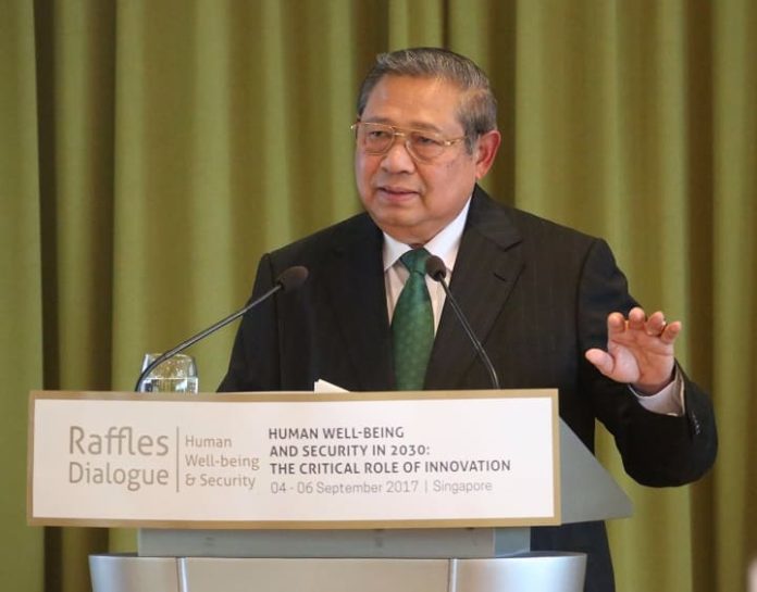 Presiden ke-6 Indonesia, Susilo Bambang Yudhoyono (SBY). Foto: twitter.com/SBYudhoyono.