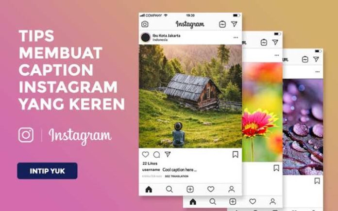 Cara menulis caption Instagram