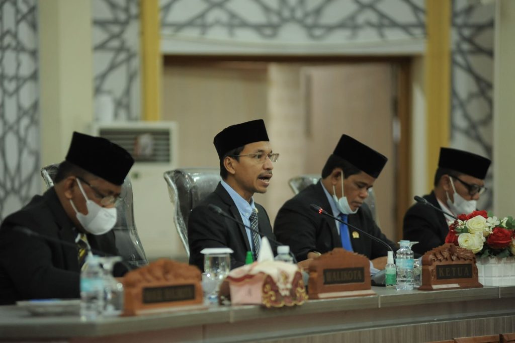 Ketua DPRK Banda Aceh Farid Nyak Umar mendukung pemberantasan prostitusi online oleh Polresta. Foto:Ho for Komparatif.ID.