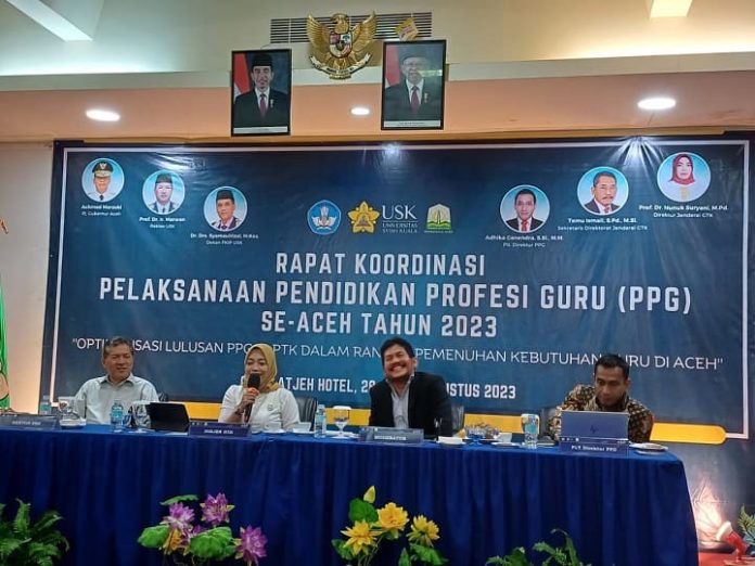 Dirjen GTK Kemdikbudristek Nunuk Suryani mengungkapkan kompetensi guru Indonesia sangat mengkhawatirkan. Foto: Ho for Komparatif.ID.