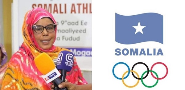 khadija Ketua Federasi Atletik Somalia