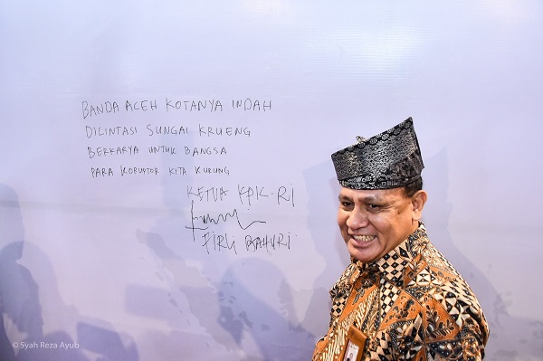 Ketua KPK Firli Bahuri. Foto: Komparatif.Id/Syah Reza Ayub.