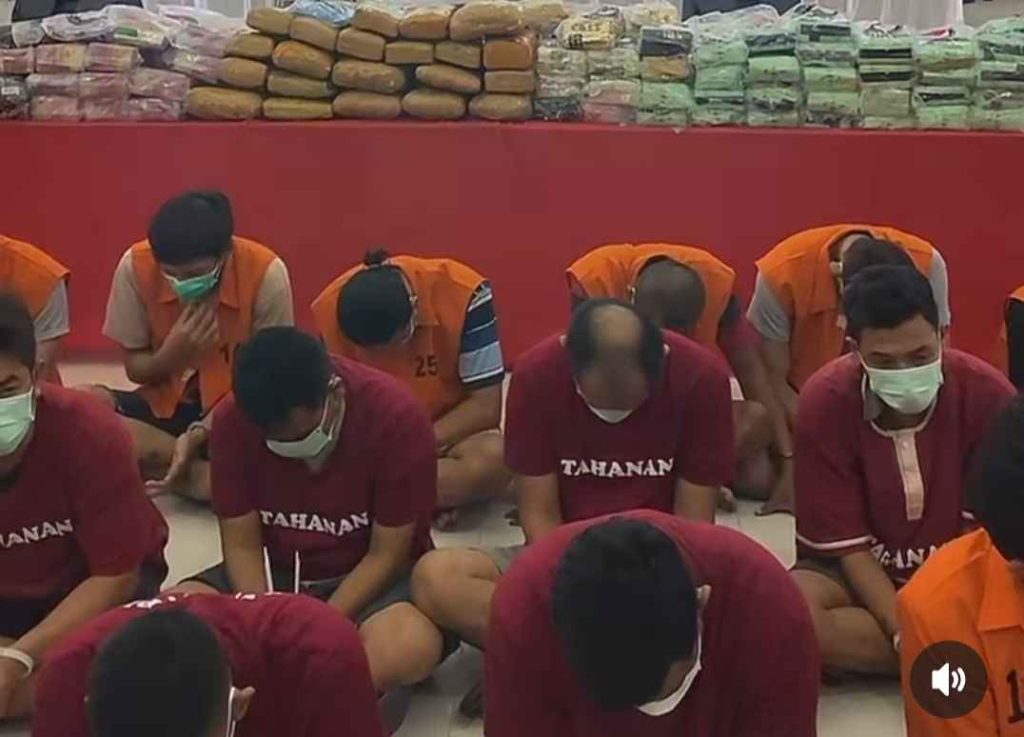 Antar sabu dari aceh