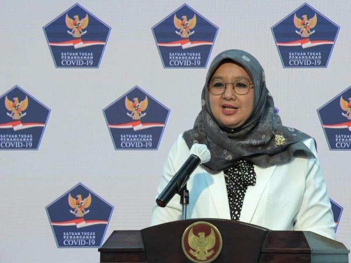 Cegah Kasus 2019 Berulang, Kemenkes Skrining Kesehatan Petugas Pemilu Kepala Biro Komunikasi dan Pelayanan Publik Kemenkes Siti Nadia Tarmizi. Foto: Kemenkes RI.