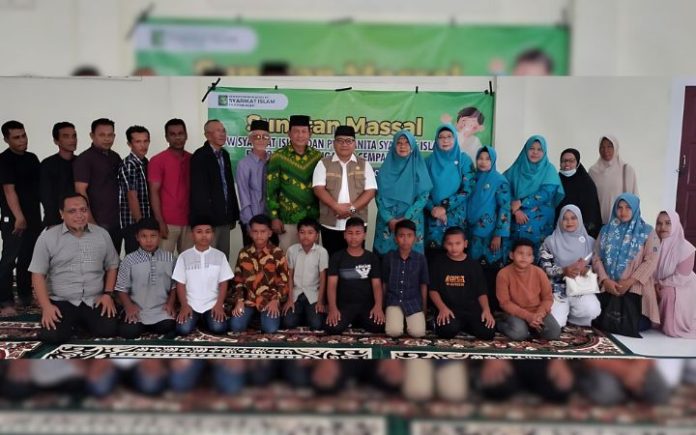 Syarikat Islam Aceh PW Syarikat Islam Aceh menggelar sunatan massal untuk anak-anak di Rumah Sakit Cempaka Lima Banda Aceh. Foto: Ho for Komparatif.ID.