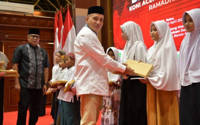 Kontingen Aceh Ditarget Masuk 10 Besar PON 2024 Ketua KONI Aceh Kamaruddin Abu Bakar (Abu Razak). Foto: Humas.
