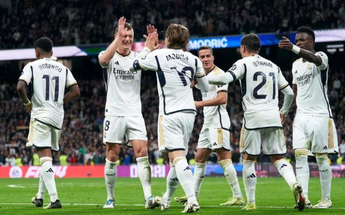 Ini 10 Liga Sepakbola Tertua di Dunia! Real Madrid, peserta LaLiga, liga sepak tertua kesepuluh di dunia. Foto: Real Madrid.