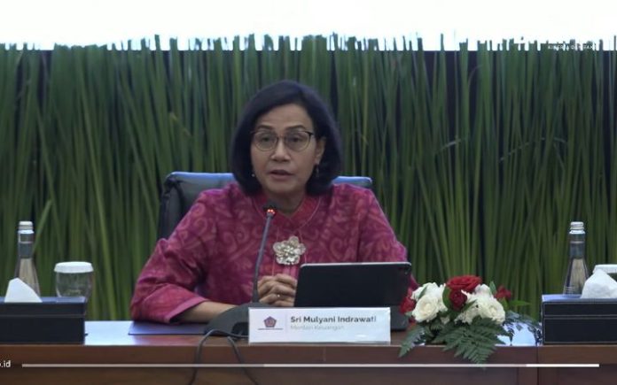 Penerimaan Pajak Hingga April 2024 Capai Rp624,19 T Menteri Keuangan Sri Mulyani pada Konferensi APBN Kita edisi Mei 2024 di Jakarta, Senin (27/5/2024). Foto: youtube Kemenkeu.
