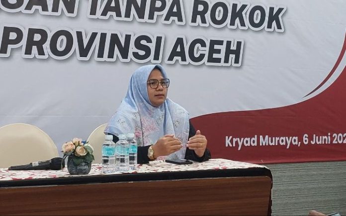 Pemkab di Aceh Diminta Perkuat Implementasi Qanun KTR Direktur Eksekutif Aceh Institut, Muazzinah Bsc, MPA. Foto: Komparatif.ID/Rizki Aulia Ramadan.