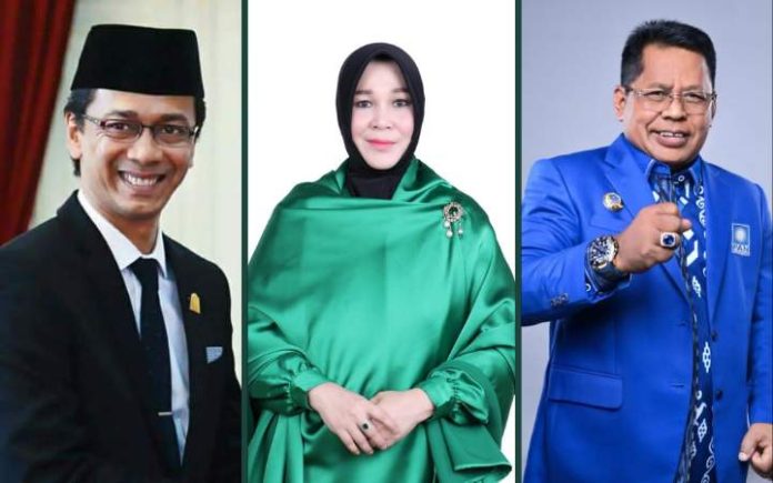 Menakar Kontestan Pilkada Banda Aceh Ki-ka: Irwan Djohan (Nasdem), Illiza Sa'aduddin Djamal (PPP), dan Aminullah Usman (PAN). Foto: Instagram Irwan Djohan, KPU, Instagram Aminullah Usman.