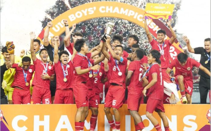 Akhir Penantian Panjang, Indonesia Kampiun AFF U-19 2024 Indonesia juarai ASEAN U-19 Boys Championship 2024. Foto: PSSI.