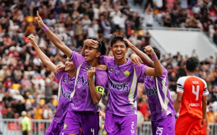 Tumbangkan Kalsel, Aceh Rebut Perunggu Sepakbola PON XXI Aceh rebut perunggu sepakbola putra PON XXI 2024. Foto: HO for Komparatif.ID.