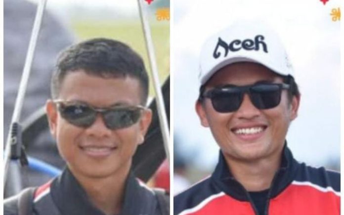 Awal Manis, Aceh Rebut 2 Emas dari Paramotor Atlet paramotor Aceh Hening Paradigma dan Ken Kiham. Foto: HO for Komparatif.ID.