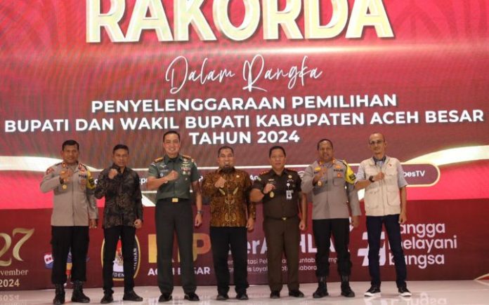 Iswanto Buka Rakor Penyelenggaraan Pilkada Aceh Besar