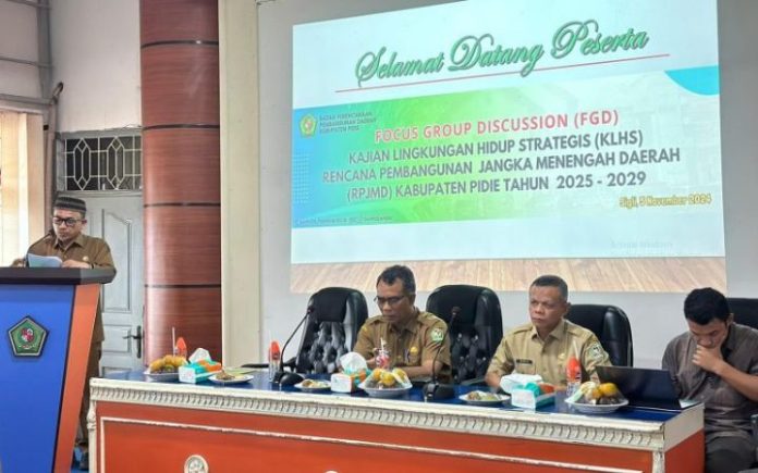 Pidie Siapkan RPJMD Pembangunan Berkelanjutan