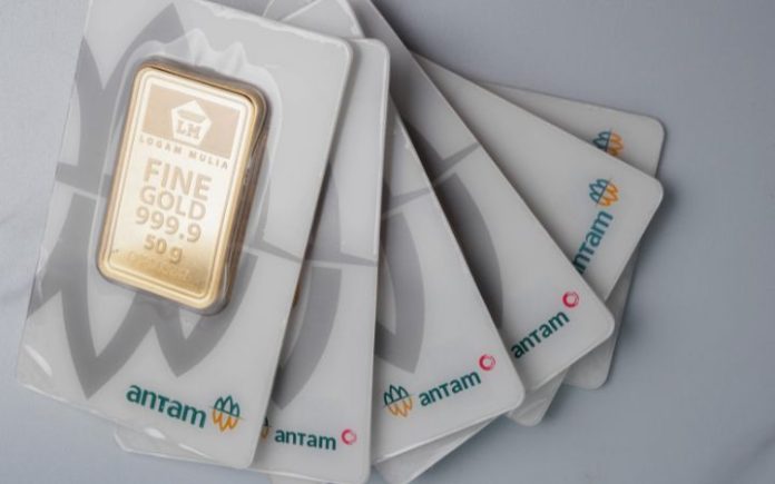 Harga Emas Antam Anjlok Jadi Rp1.505.000 per Gram Emas PT Aneka Tambang Tbk (Antam). Foto: Komparatif.ID.