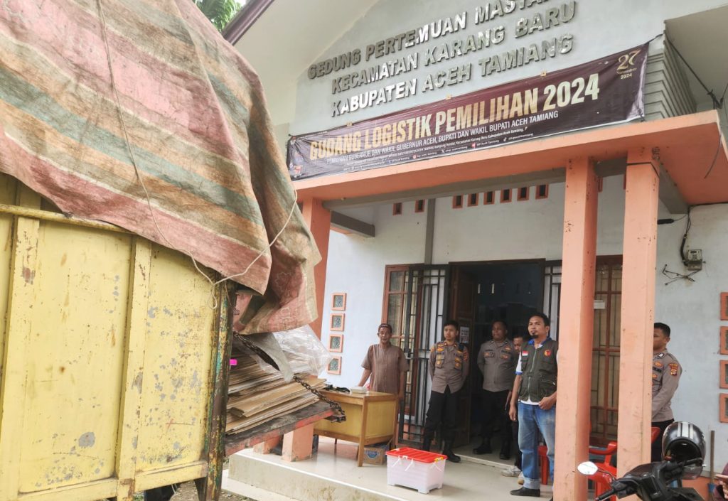 Jelang Pleno, Seluruh Kotak Suara Aceh Tamiang Disimpan di Gudang KIP