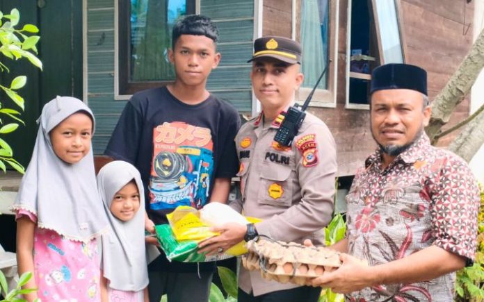Polisi Berkah Berkah Seuribee: Inisiatif Kapolsek Banda Raya untuk Yatim & Dhuafa