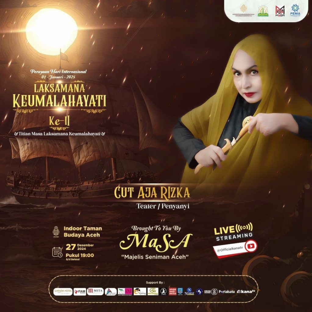 MaSA Bakal Gelar Perayaan Internasional Keumalahayati ke-2 Besok Poster. Foto: HO for Komparatif.ID.