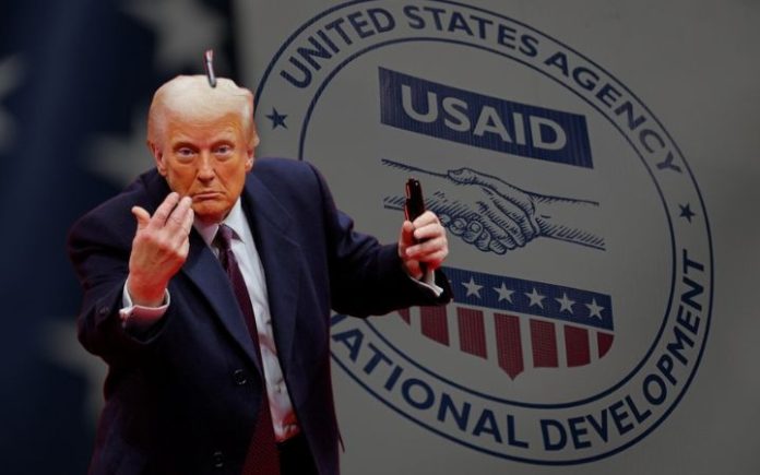 AS Bekukan Bantuan USAID SEGAR, Roadmap Kakao Aceh Tetap Lanjut Presiden AS Donald Trump menghentikan seluruh bantuan internasional, termasuk untuk USAID SEGAR yang beroperasi di Aceh. Ilustrasi: Komparatif.ID. Trump Tutup USAID, Berbagai Program di Indonesia Terancam Mandek