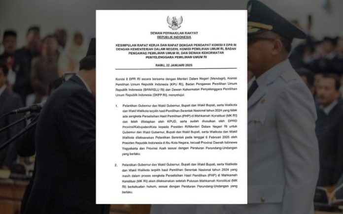 Kecuali Aceh, Kepala Daerah Terpilih Dilantik Serentak 6 Februari di IKN