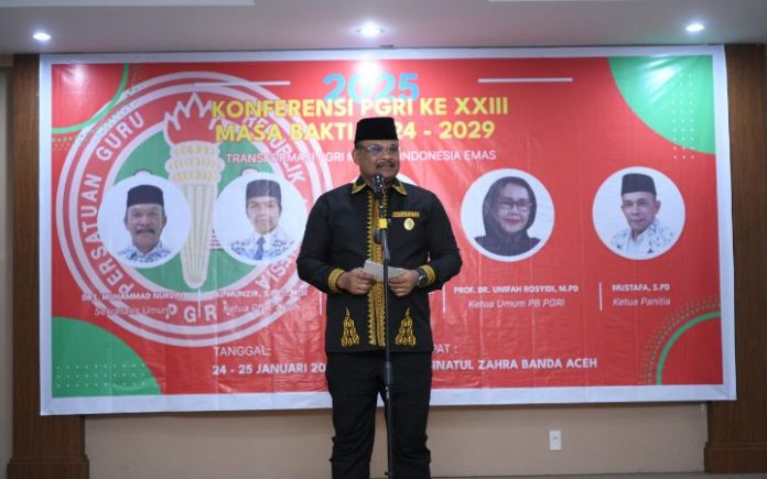 Pj Gubernur Aceh Safrizal Safrizal: Guru adalah Pilar Utama Bangsa