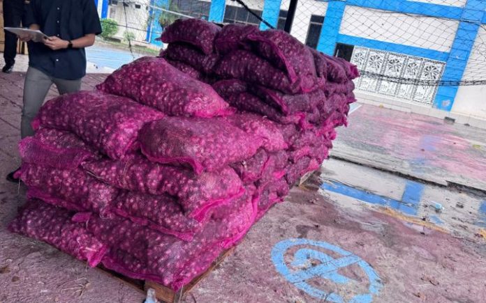 45 Ton Bawang Merah Diselundupkan Lewat Perairan Jambo Aye