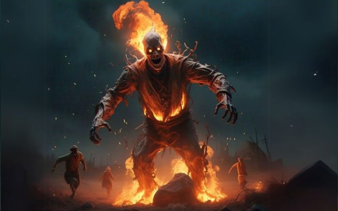 Misteri Hantu Api Pertalite Hantu Api. Ilustrasi: Komparatif.ID.