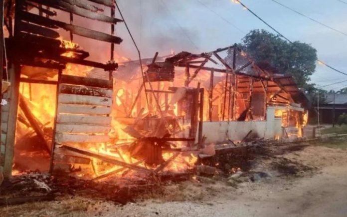 Asrama TNI Langsa Dilalap Api, 18 Rumah Dinas Ludes