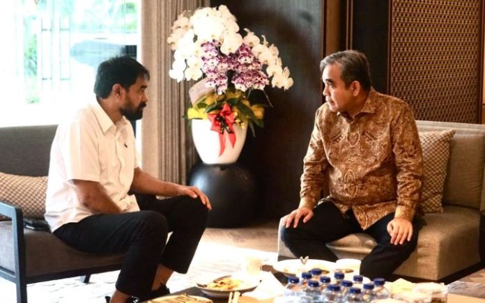 Mualem Ahmad Muzani Temui Ketua MPR, Mualem Bahas Sekolah Berasrama Gratis