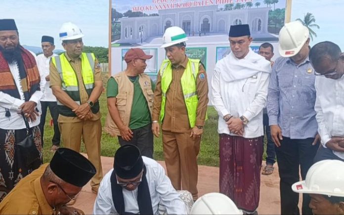 Bupati Pidie Jaya Resmikan Pembangunan Gedung MTQ Provinsi