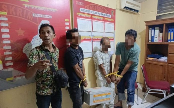 3 Pencuri Aki BMKG Kelas III Aceh Dibekuk Polisi