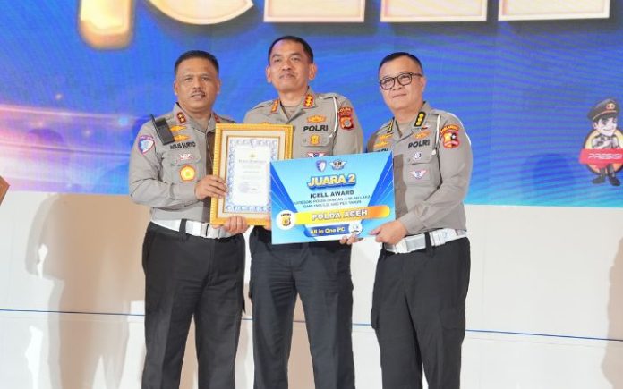 Manfaatkan Teknologi TAA, Ditlantas Polda Aceh Raih Penghargaan dari Kakorlantas