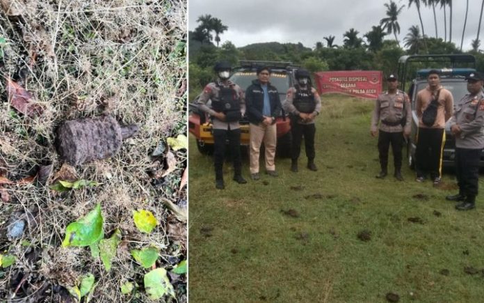 Warga Meuraxa Temukan Granat Peninggalan Jepang Saat Memancing
