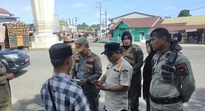 Satpol PP Aceh Jaya Tangkap Pengemis