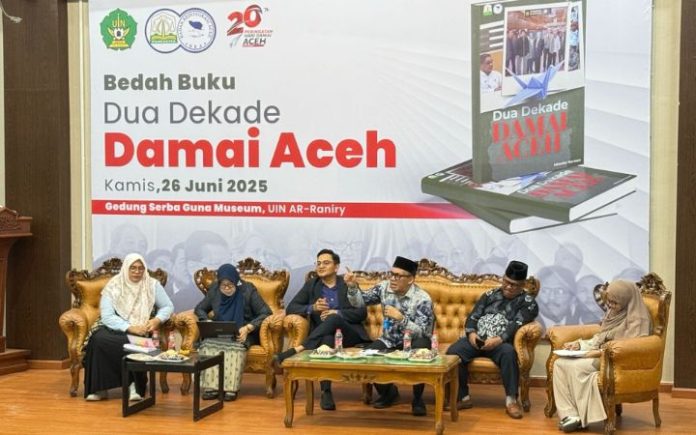 bedah buku UIN Ar-Raniry & BRA Bedah Buku “Dua Dekade Damai Aceh”